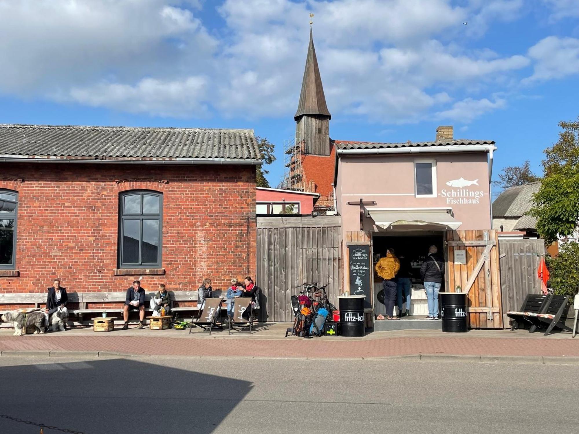 Ruegenferienhaus - Schaprode Hafen Exterior foto